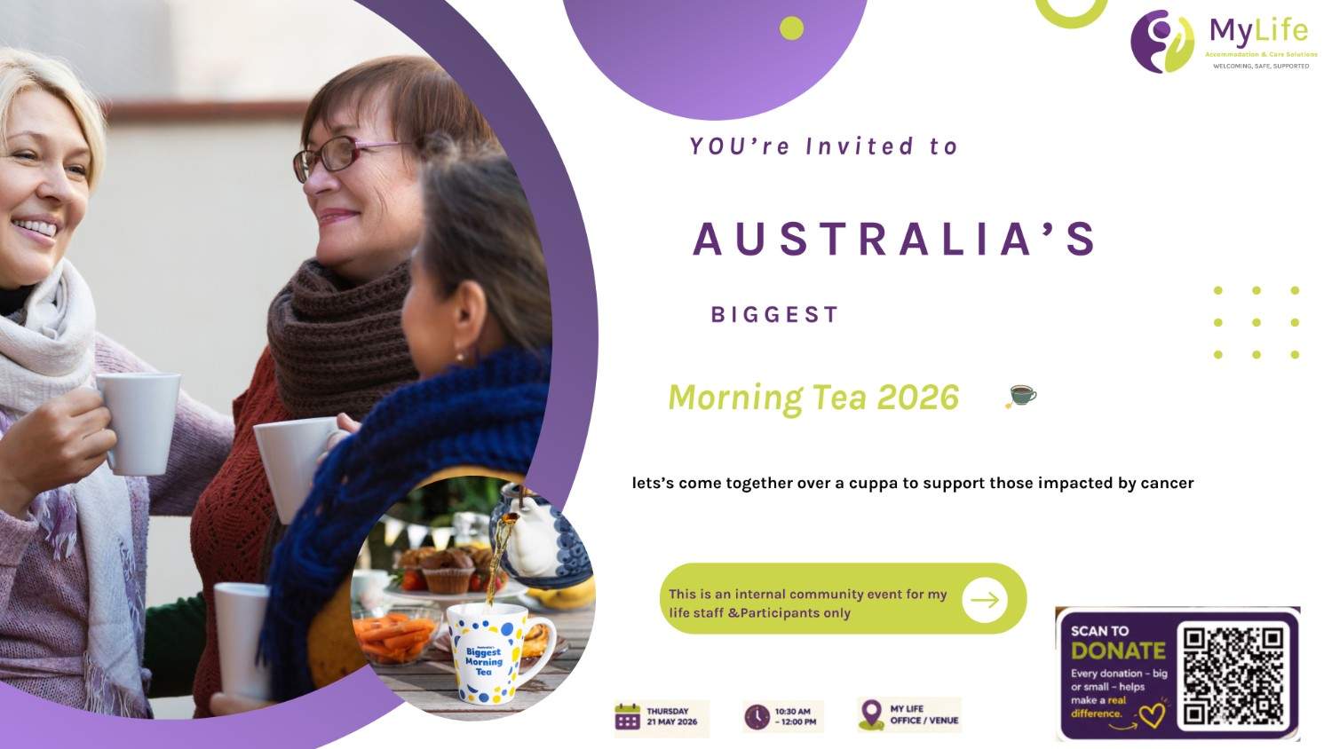 Australia's biggest Morning tea