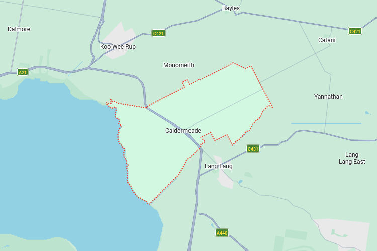 South Gippsland Area Map