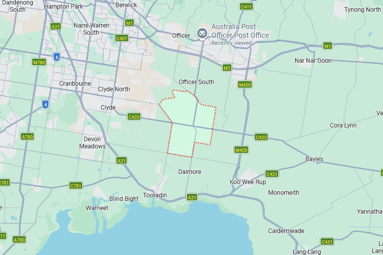 South Gippsland Area Map