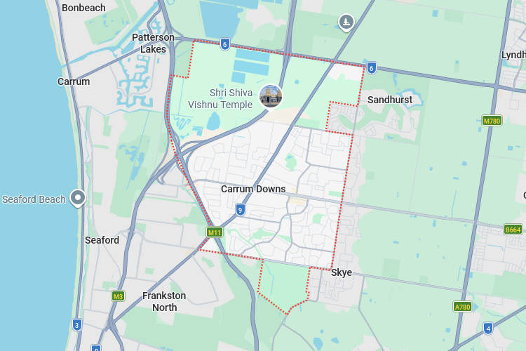 South Gippsland Area Map
