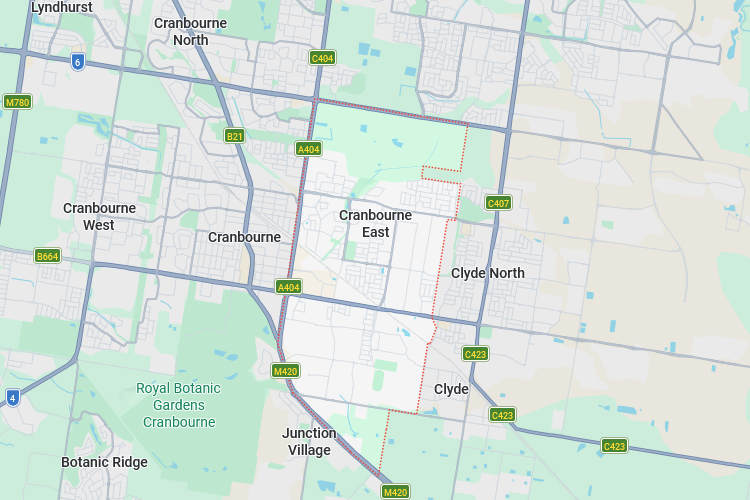 South Gippsland Area Map