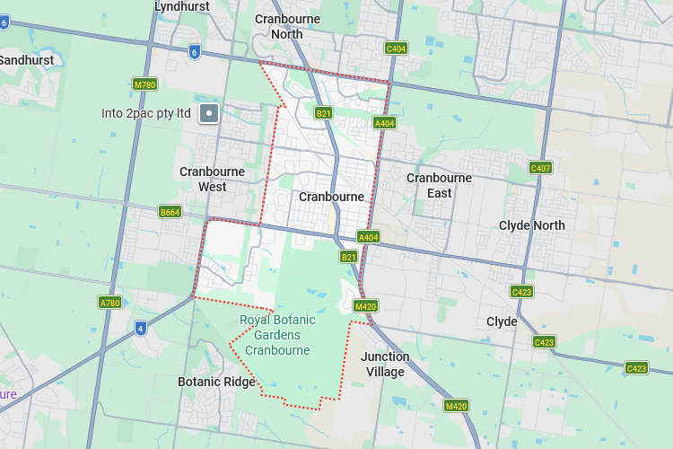 South Gippsland Area Map