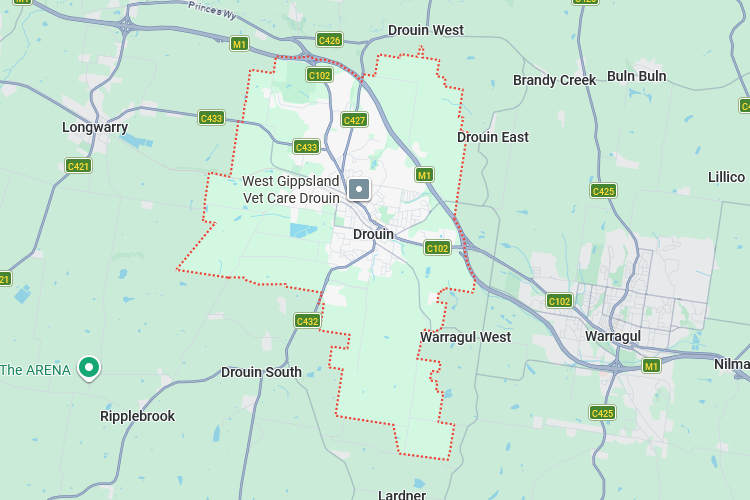 South Gippsland Area Map