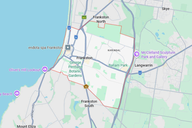 South Gippsland Area Map