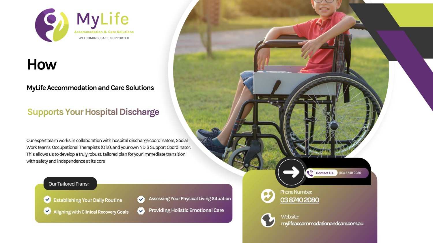 How Mylife supports your hospital discharge how mylife supports hospital discharge