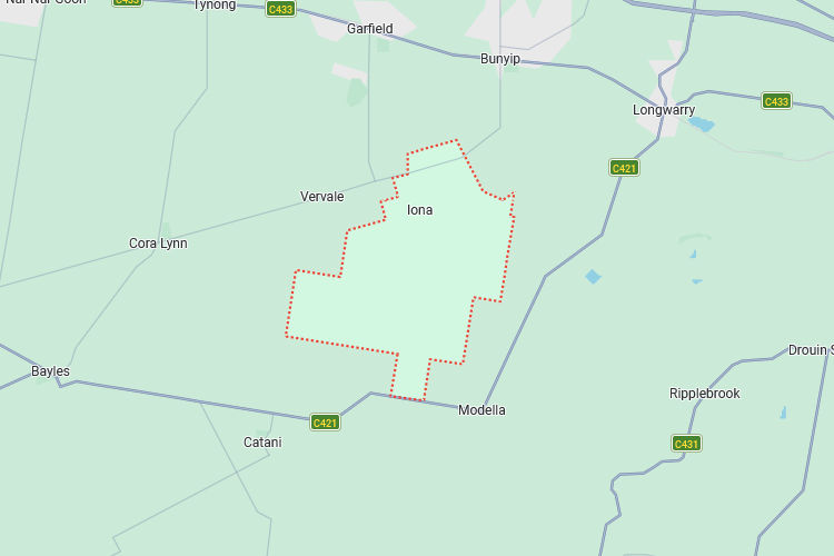Iona Map NDIS Specialised Disability Accommodation Garfield