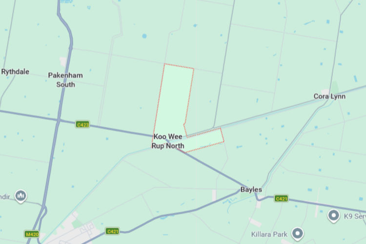 Koo Wee Rup North Map NDIS Specialised Disability Accommodation Garfield