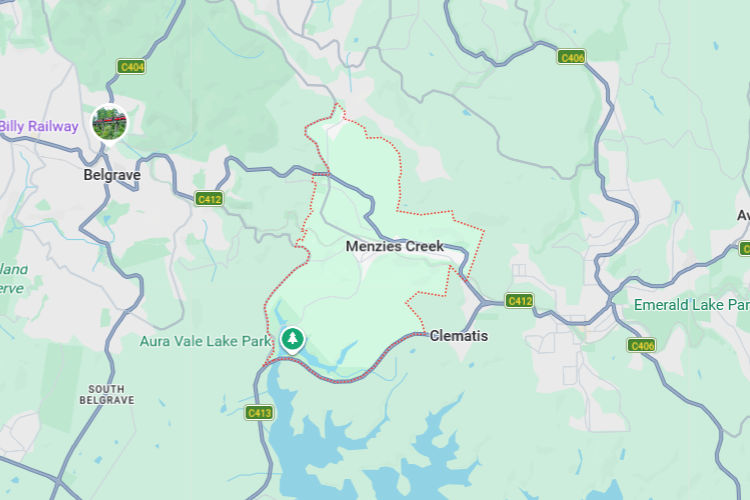 Menzies Creek Map NDIS Specialised Disability Accommodation Longwarry