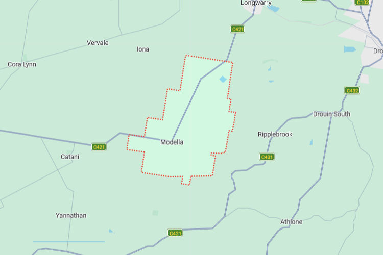 Modella Map NDIS Specialised Disability Accommodation Longwarry