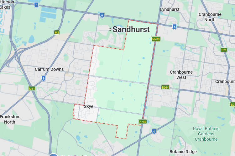 South Gippsland Area Map