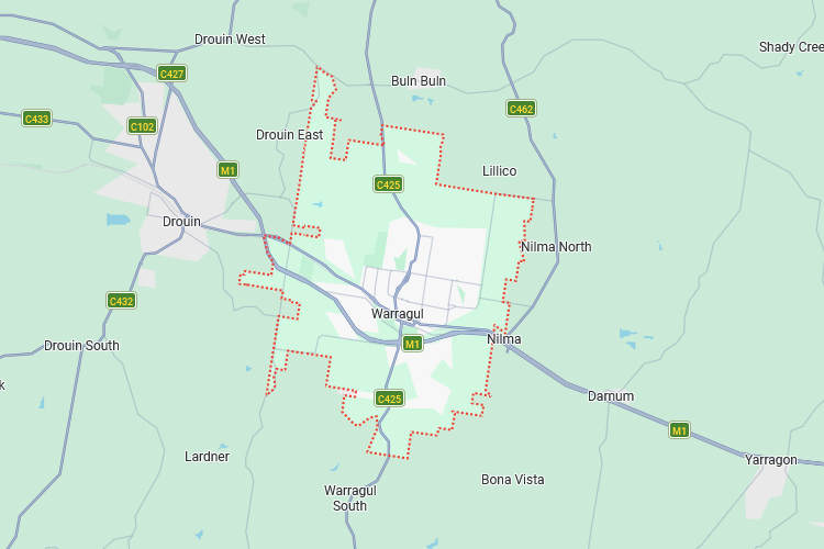 South Gippsland Area Map